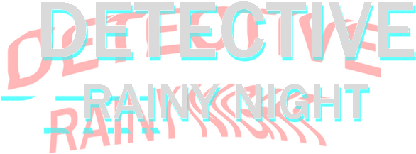 DETECTIVE - Rainy night - логотип игры