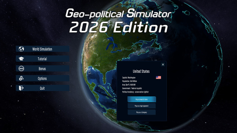 Geo-Political Simulator 2026 Edition - скриншот 1