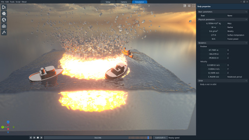 SpaceSim - Astrophysical Simulation Software - скриншот 6