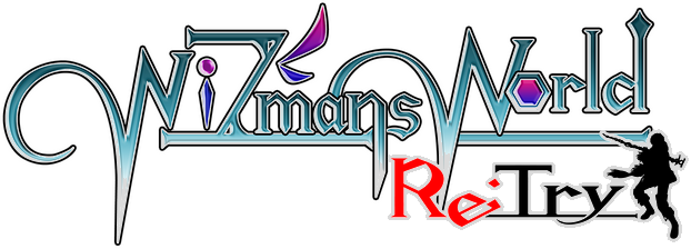 WiZmans World Re;Try - логотип игры
