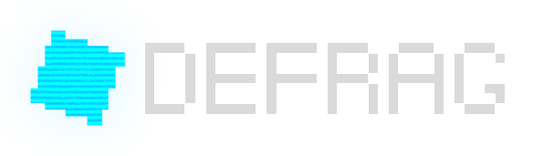 DEFRAG - логотип игры