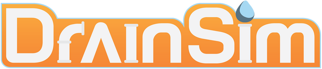 DrainSim - логотип игры