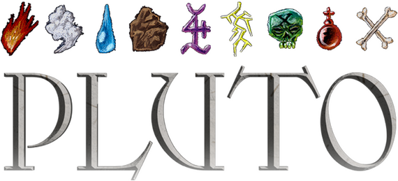 Pluto - логотип игры