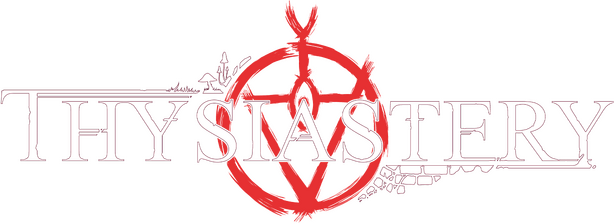 THYSIASTERY - логотип игры