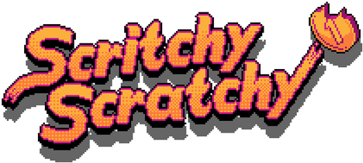 Scritchy Scratchy - логотип игры