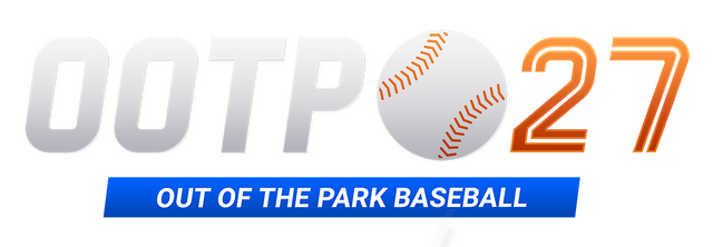 Out of the Park Baseball 27 - логотип игры