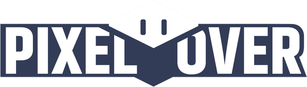 PixelOver - логотип игры