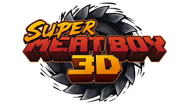 Super Meat Boy 3D - логотип игры