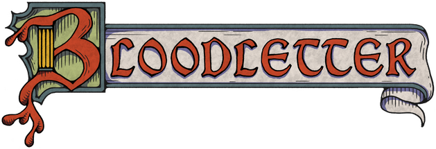 BLOODLETTER - логотип игры