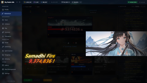 Sky Realm Idle - скриншот 2