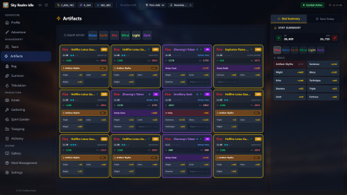 Sky Realm Idle - скриншот 4