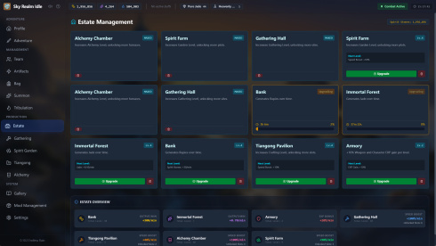 Sky Realm Idle - скриншот 6