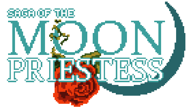 Saga of the Moon Priestess - логотип игры