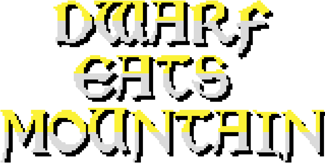 Dwarf Eats Mountain - логотип игры