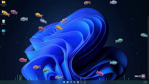 Desktop Fishes - скриншот 1
