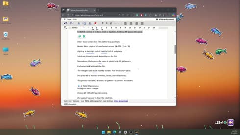 Desktop Fishes - скриншот 5