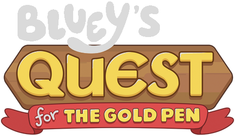 Bluey's Quest For The Gold Pen - логотип игры