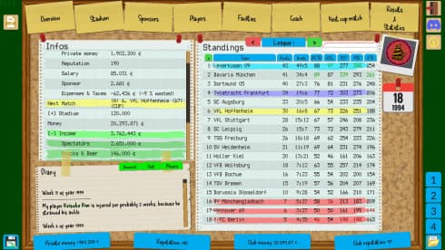 Boeckham's Football Manager - скриншот 5