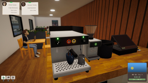 Cup and Counter: Coffee Shop Simulator - скриншот 1
