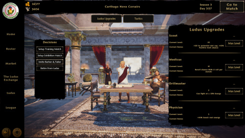 Ludus Magnatus: Gladiator Manager Simulator - скриншот 4
