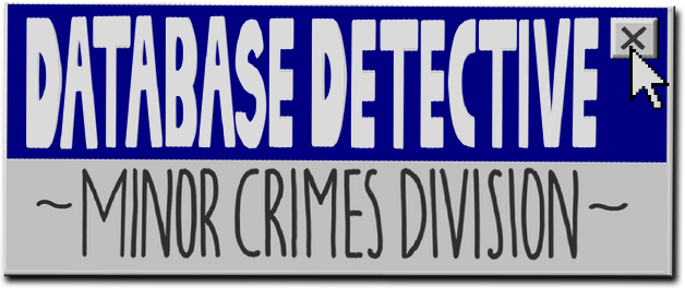 Database Detective: Minor Crimes Division - логотип игры