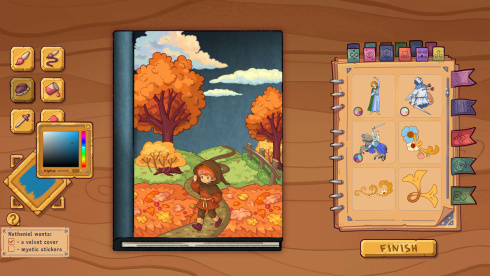Bookbinding – Dark Cozy Sim - скриншот 1