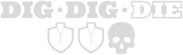 Dig, Dig, Die - логотип игры
