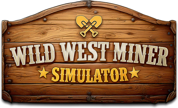Wild West Miner Simulator - логотип игры
