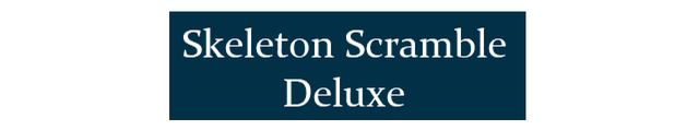 Skeleton Scramble Deluxe - логотип игры