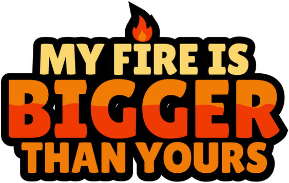 My Fire Is Bigger Than Yours - логотип игры