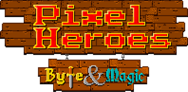 Pixel Heroes: Byte and Magic - логотип игры