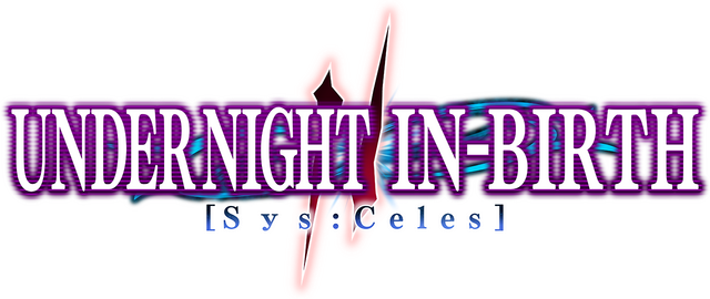 UNDER NIGHT IN-BIRTH 2 Sys:Celes - логотип игры