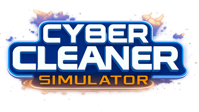 Cyber Cleaner Simulator - логотип игры