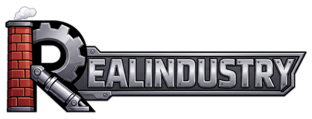 Realindustry - логотип игры