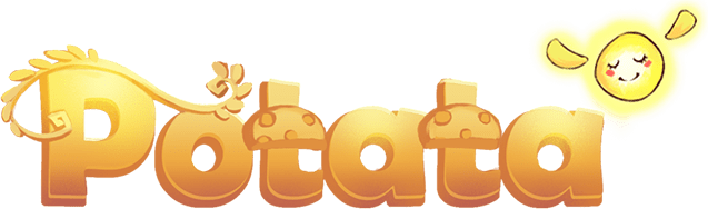 Potata: fairy flower logo