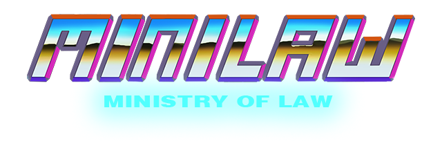 miniLAW: Ministry of Law logo