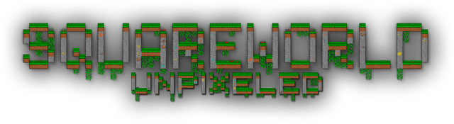 SquareWorld Unpixeled logo