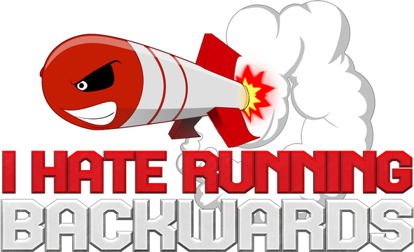 I Hate Running Backwards logo
