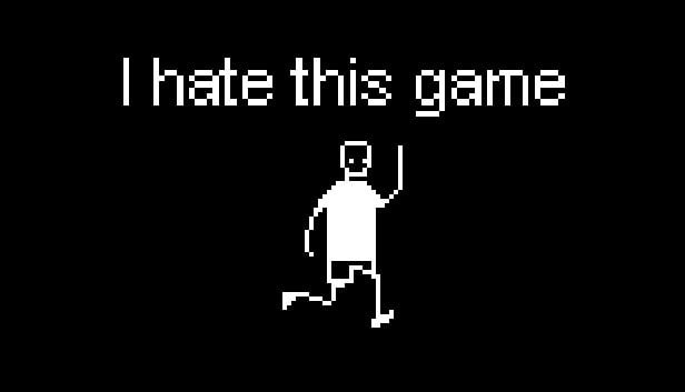 I hate this game logo