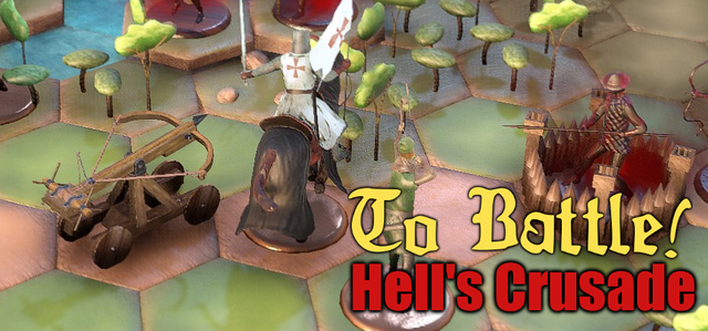 To Battle!: Hell's Crusade logo