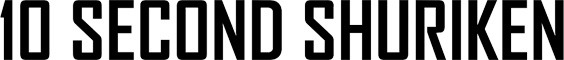 10 Second Shuriken - логотип игры