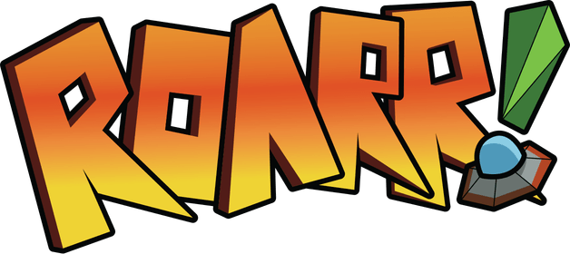 Roarr! The Adventures of Rampage Rex logo