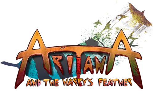 Aritana and the Harpy's Feather logo