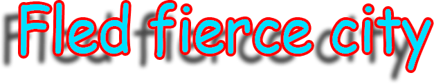 Fled fierce city logo