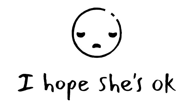 I hope she's ok logo