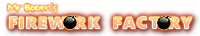Mr Boom's Firework Factory logo