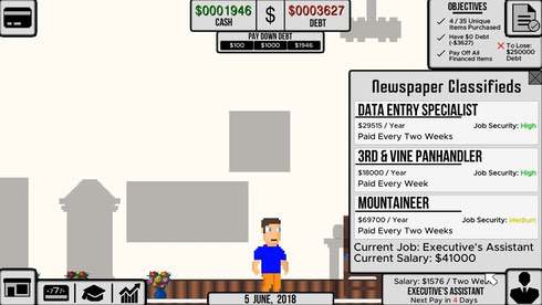 Life and Debt: A Real Life Simulator - скриншот 3