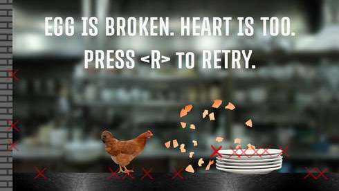 egg is broken. heart is too. - скриншот 1